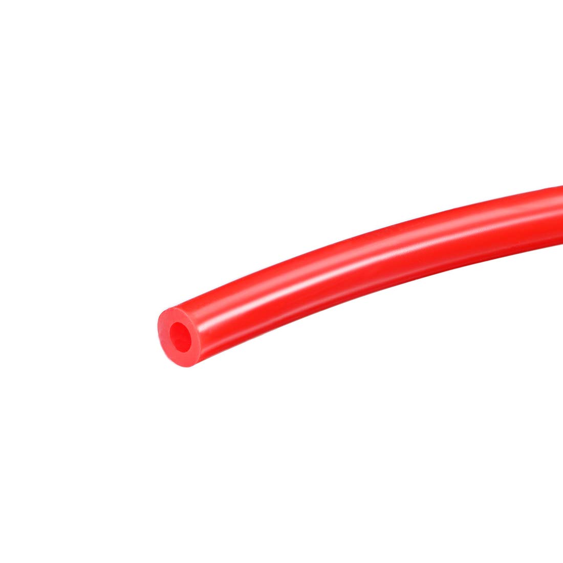 sourcing map Silicone Tubing 4mm ID X 8mm OD 1m Silicone Rubber Tube Air Hose Water Pipe for Pump Transfer Red