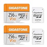 Gigastone 256GB 2-Pack Micro SD Card, 4K Video
