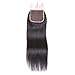 BEAUDIVA Human Hair Bundles With Closure Straight Brazilian Virgin Hair Bundles 10A Grade 100% Unprocessed Black 12-16 inches Sew-In Hair Extensions