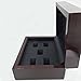 JunningGor Championship Big Heavy Ring Display Wooden Box (5 Holes)