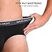 DAVID ARCHY Men's Briefs Rayon Made From Bamboo Underwear Pouch Breathable Super Soft Comfort Briefs Lightweight No Fly 4 Pack