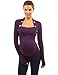 PattyBoutik Mama Button Embellished Ruched Maternity Top (Dark Purple S)