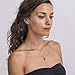 Crystalline Azuria Set with Blue Simulated Sapphire Zirconia Crystals Pendant Necklace 18 inches Stud Earrings 18K White Gold Plated for Women
