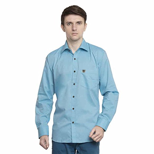 cyan formal shirt