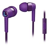 Philips SHE7055PP/00 CitiScape Indies Collection In Ear Headphones with Mic - Purple