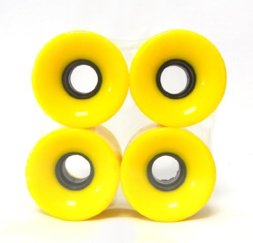 Tiger Boards 59mm Skateboard Wheels 78a (4 Pack) (Yellow)