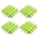 Croing 32-Piece Drawer Dividers, Drawer Organizers, Green