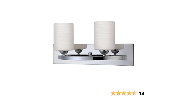 Ora Modern 2 Light Vanity Chrome Finish Amazon Ca Home Kitchen