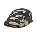 LETHMIK Cotton Flat Cap Gatsby Duckbill Hat Newsboy Ivy Irish Cabbie Scally Cap Camouflage