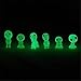 Little Bear Junkers Princess Mononoke Kodama (Tree Spirit) 6 Piece Glow-in-The-Dark Set