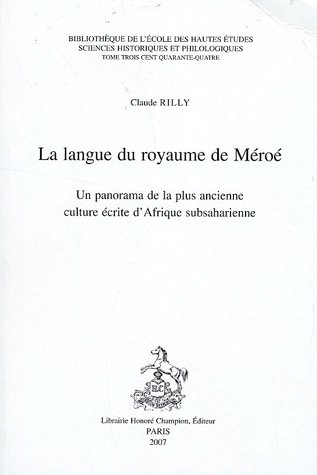 La  langue du royaume de Méroé
