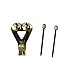 PHS - Professional Picture Hanging Hooks with Nails - Heavy Duty Brass Wall Hangers, 50 lbs Capacity, 20 Pack - for Drywall & Plaster Walls - Hang Pictures, Canvas, Mirrors, Art & Frame Hanging Hooks