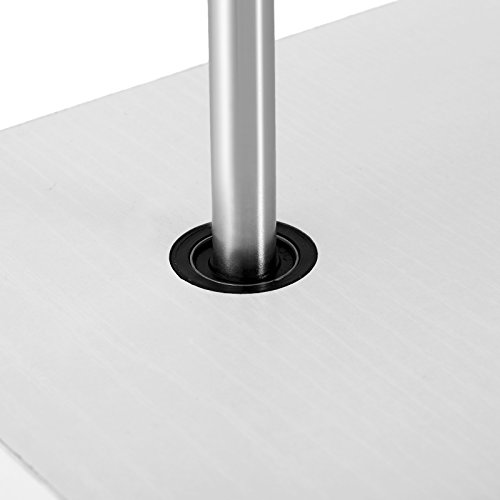 Superland 3 Tier Adjustable Computer Standing Desk 15.7 x 11 Inch Stand Up Desk Light Weight Computer Workstation for Home and Office Use (White Light Weight) - Thumbnail 4