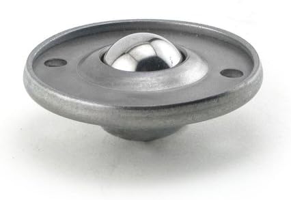 Hudson Bearings FSBT Flying Saucer Mounted Stainless Steel Ball Transfer, Carbon Steel, 5/8" Diameter, 20 lbs Load Capacity (Case of 25)
