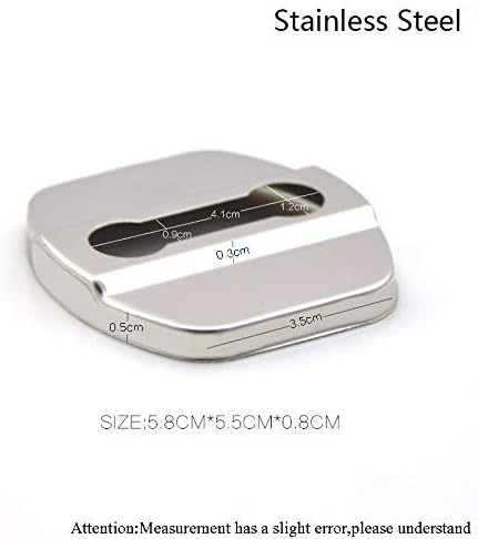 Stainless Steel Door Lock Decoration Cover Door Lock Cover Sticker for Nissan TEANA TIIDA GENISS SYLPHY LIVINA Qashqai BIUEBIRD X-Trail (Nissan)