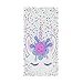 Funny Rainbow Stars Flowers Unicorn Hand Towels 30 X 15 Inch,Unicorn Bath Bathroom Towels Multipurpose Towel Highly Absorbent for Bath,Hand,Face,Gym,Spa