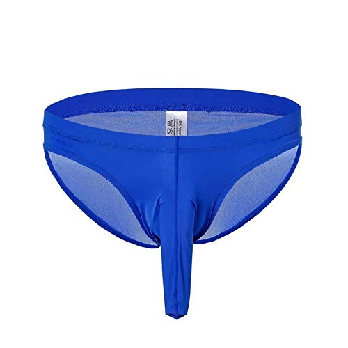 Aerlan-Perizomi-Lingerie-per-UomoIntimo-da-UomoSlipSexyTentazioneBauletto-in-Seta-ghiaccio-B611-Colore-BlueXL-Uomo-Mare-Sexy-Slip