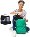 5-Piece Travel Packing Cubes - Premium Rolling and Carryon Luggage Organizer - Black