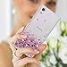 Sony Xperia XA1 Case, Sony Xperia XA1 Liquid Case with HD Screen Protector, Atump Luxury Girls Glitter Bling Soft TPU Cover with Sparkly Shiny Shockproof Protective Case for Sony Xperia XA1 Rose Gold