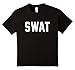 Kids SWAT Police Shirt for Police Officer Halloween Costume 8 Black