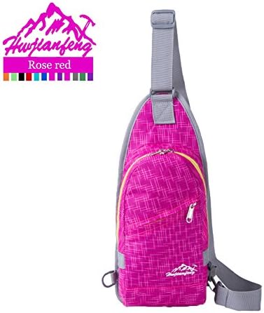 SAMI STUDIO Sling Bag Waterproof Sport Chest Pouch Gym Fanny Backpack Shoulder Crossbody Single Shoulder Bag