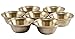 Tibetan Buddhist Offering Bowl Set, Brass Offering Bowls, Set of Seven