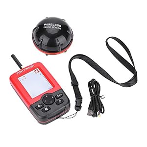 Alomejor Sonar De Trouveur De Poisson Capteur Sonar Sans Fil 100m Sondeur D’écho De Poisson Fishfinder Pour La Pêche En Plein Air
