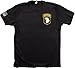101st Airborne Division & Sleeve Flag | U.S. Military Army Veteran 101 T-shirt-(Black,XL)