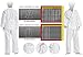 Knockout Fight Gear Karate Pants Taekwondo 7.5oz TKD Kids Adult Gi Pant Elastic Waist