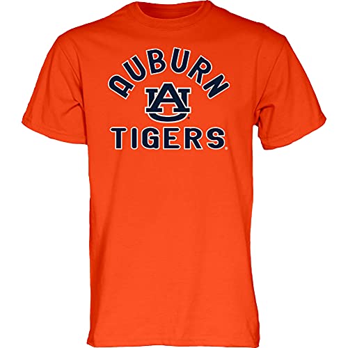 NCAA Auburn Tigers Mens T Shirt Line Up Secondary Color, Auburn Tigers Orange, Large