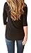 Offergood Women's Spring Loose Casual Tees V Neck Hollow Out Half Sleeve T Shirt Tops