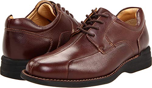 Johnston & Murphy Men s Shuler Bicycle Toe Oxford,Dark Brown,10 M