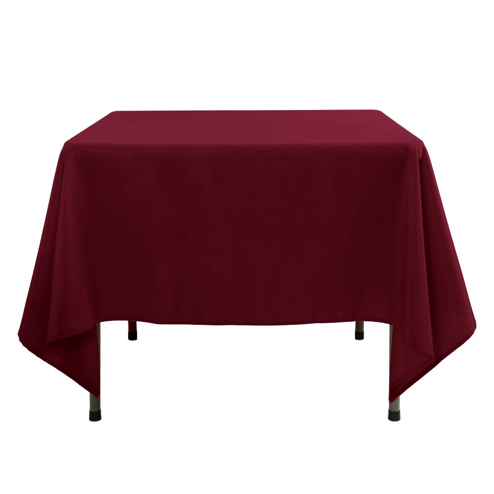 Best Dining Room Table Cover 70′ Round Cotton Or Linen Burgundy