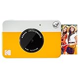 Kodak PRINTOMATIC Digital Instant Print Camera (Yellow), Full Color Prints On ZINK 2x3' Sticky-Backed Photo Paper - Print Memories Instantly