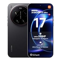 XIAOMI 17 Ultra Smartphone 16+512 GB, Leica 200 MP Teleobjektiv (75–100 mm), Leica APO Optik, LOFIC HDR Technologie, HyperAI, Schwarz, 3 Jahre Garantie