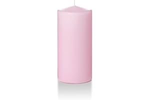yummi 3" x 6" Blush Round Pillar Candles - 3 per Pack