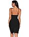 meilun Sexy Side Slit Bandage Dress for Women Deep V-Neck Dress Cocktail Evening Gowns Wedding Guest Dress(Black,S)