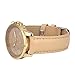 Tenworld Women Lady Girl Gift Analog Quartz Faux Leather Wrist Watch (Beige)
