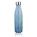 King Do Way Double Wall Vacuum Insulated Stainless Steel Sports Water Bottle, Blue, 17 Ounce