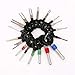 UTSAUTO Auto Terminals Removal Key Tool Set 21pcs Car Terminal Electrical Wiring Crimp Connectors Key Extractor Repair Tools Set