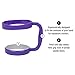 F-32 Handle - 19 COLORS - 20oz Size - Compatible with 20 Oz YETI Tumbler Travel Mug (20OZ, PURE PURPLE)