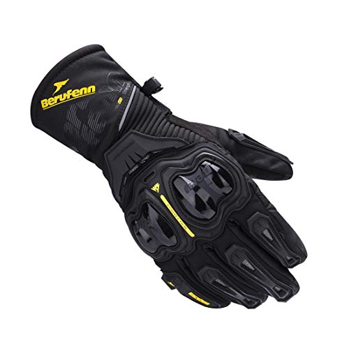 CHCYCLE Winter Motorcycle Gloves for Men, Touch Screen Windproof Motorbike Biker Riding Gloves for ATV UTV Scooter (Green, XX-Large) - Thumbnail 2