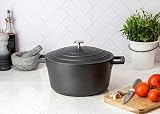 MasterClass Casserole Dish With Lid Medium 4L 24 cm Induction Oven Safe view 13