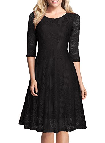 Woosea women s vintage floral lace half sleeve bridesmaid cocktai…
