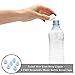 3-Pack LEAK-PROOF 9.7oz Secret Beverage Flask Containers Hidden Sunscreen Bottles - 30 Leak-Proof Seals - 6 FREE Resealable Water Bottle Caps (Original Design)