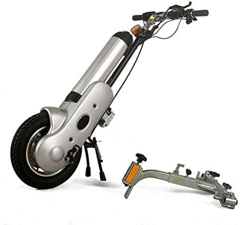 ZCYX - Wheelchair Attachment Motor Electric Wheelchair Front - Small Mini Urban Mini Front, 36V/15AH Lithium, Silver