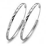 Silver Masters 925 Sterling Silver Hoop Earrings