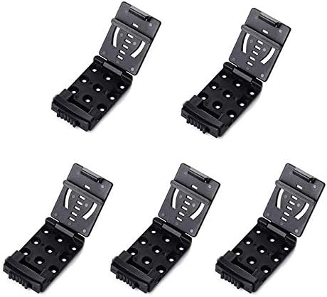 PIE521 Pie Tactical Universal Utility EDC Belt Clip Nylon Belt Clip Large with Hardware Outdoor Loops Belt Attachment for Holsters or Mag Pouches Sheath Holster Camping DIY Outdoor Tool Clip