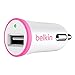 Belkin F8J054btPNK Boost Up Car Charger, Pink (2.4 Amp / 12 Watt)