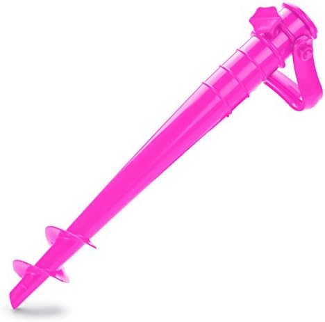 Sol Coastal Plastic Beach Umbrella Sand Anchor, Rust-Free and Sized for Thin Umbrellas